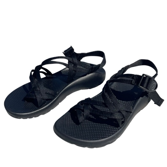 Chaco womens ZX/2 dual adjustable straps classic sandal strappy black size 9 - Picture 1 of 5